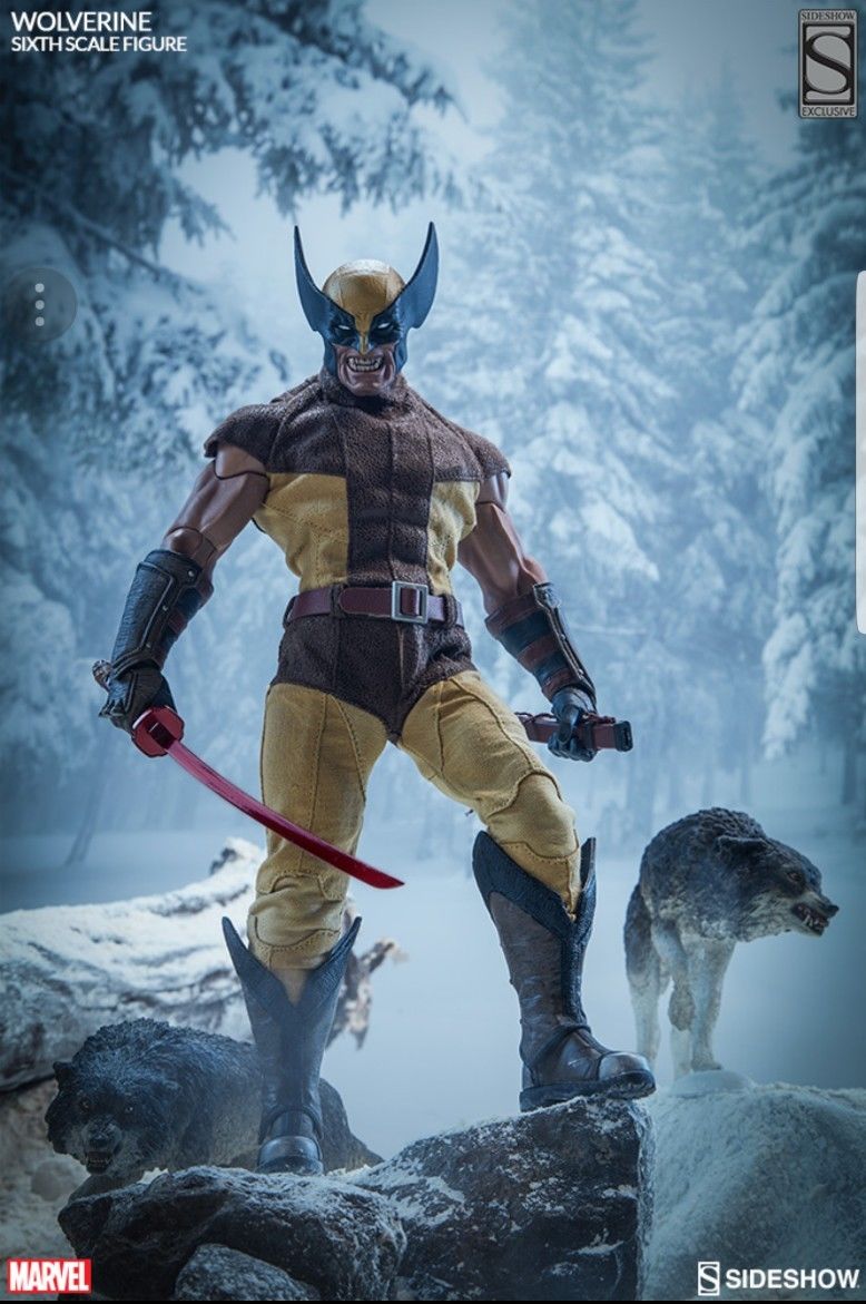 Wolverine 1/6 Scale Figure Sideshow Collectibles EXCLUSIVE / X-Men not Hot Toys