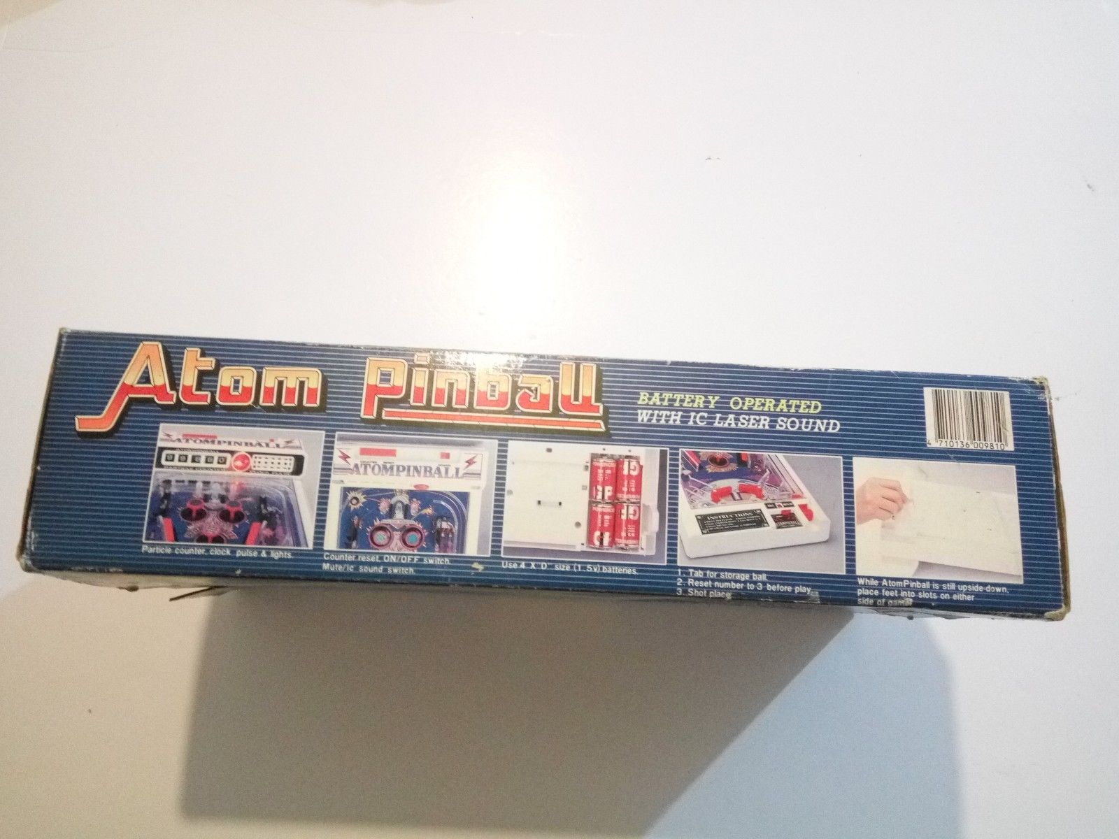 Vintage Atom Pinball Toys Electronic made in Taiwan