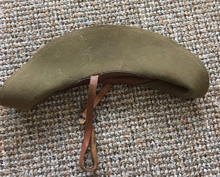 Early Australian Military War Hat Cap Rare