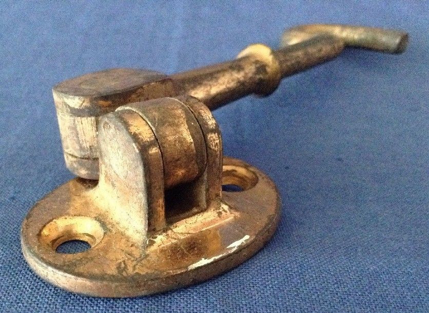 Antique brass House door bolt Latch Hook old security vintage