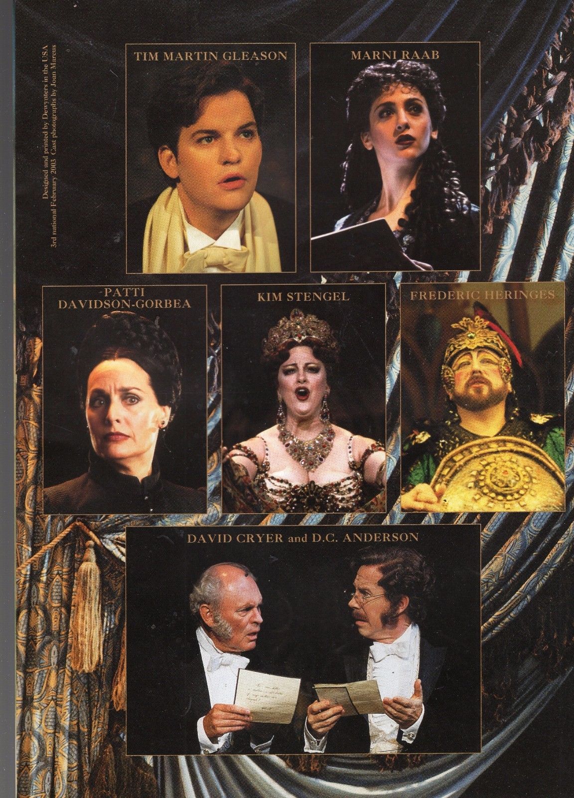 1986 THE PHANTOM OF THE OPERA THEATRE SOUVENIR PROGRAM BOOKLET