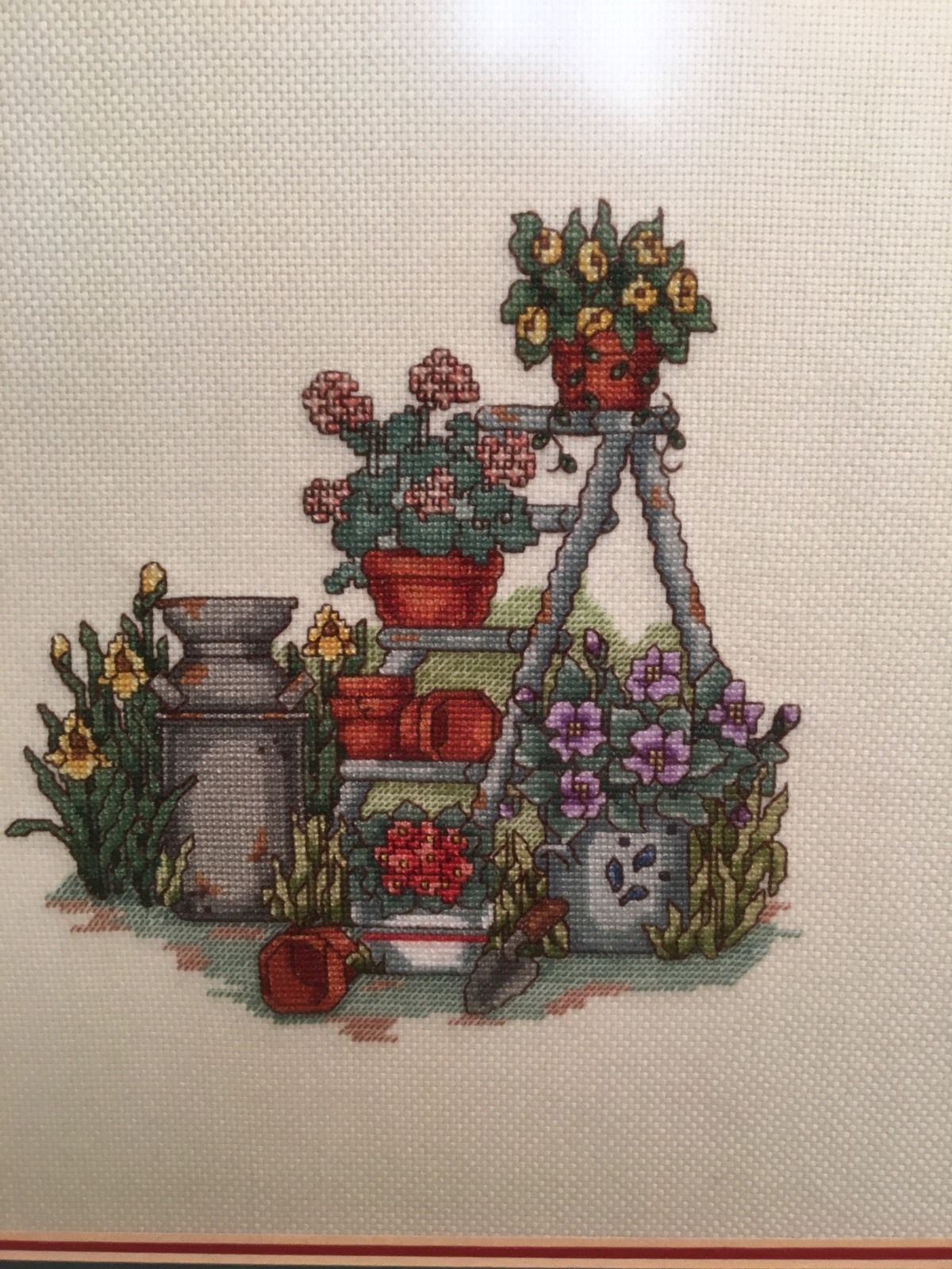 Cross Stitch wall decor , by Edith Garrison