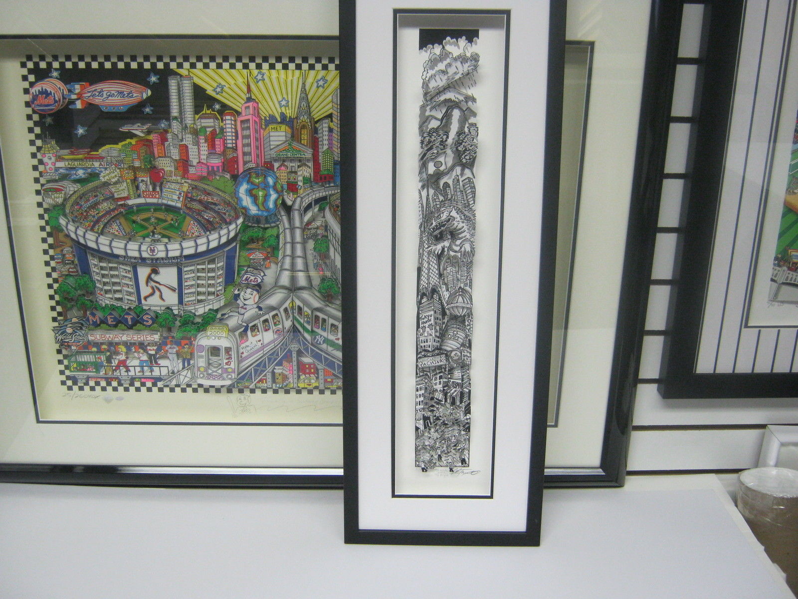 Charles Fazzino "Terror Over Tokyo" 3-D"Godzilla" Signed Deluxe Edition Sold Out