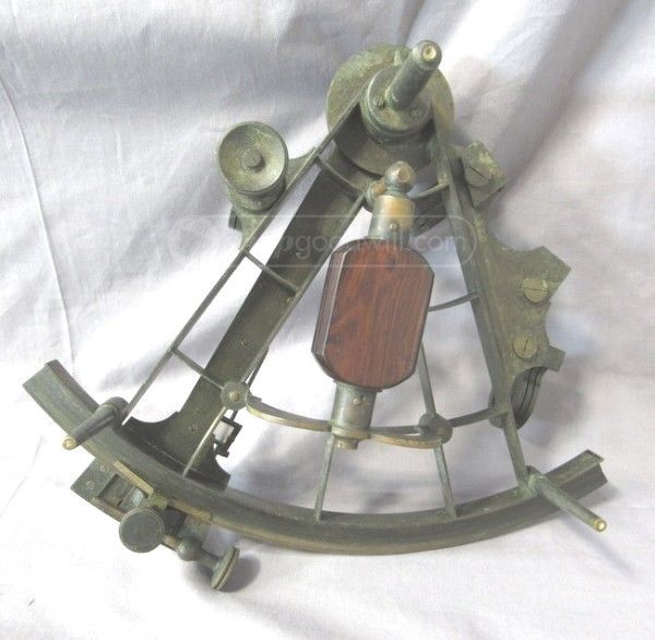 Antique 19th Century H. Hughes Sextant with Original Case London