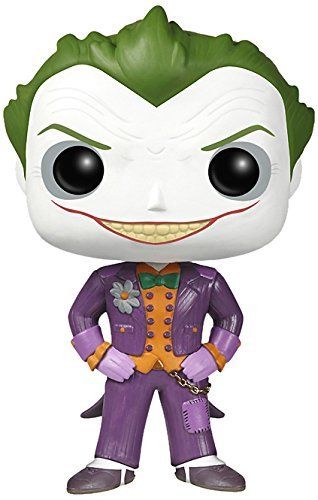 Funko Pop Heroes Arkham Asylum: Joker Vinyl Action Figure Collectible Toy, 3.75"