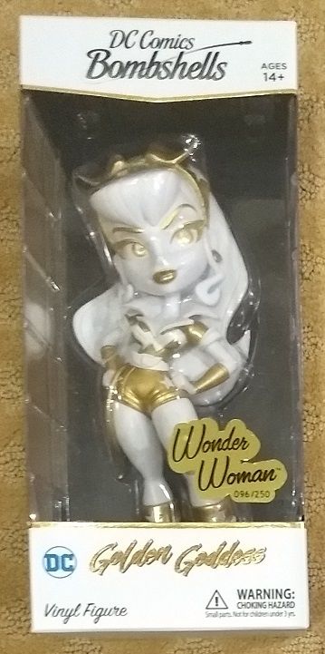 2017 SDCC Exclusive Cryptozoic DC Bombshells Golden Goddess #96/250 Wonder Woman