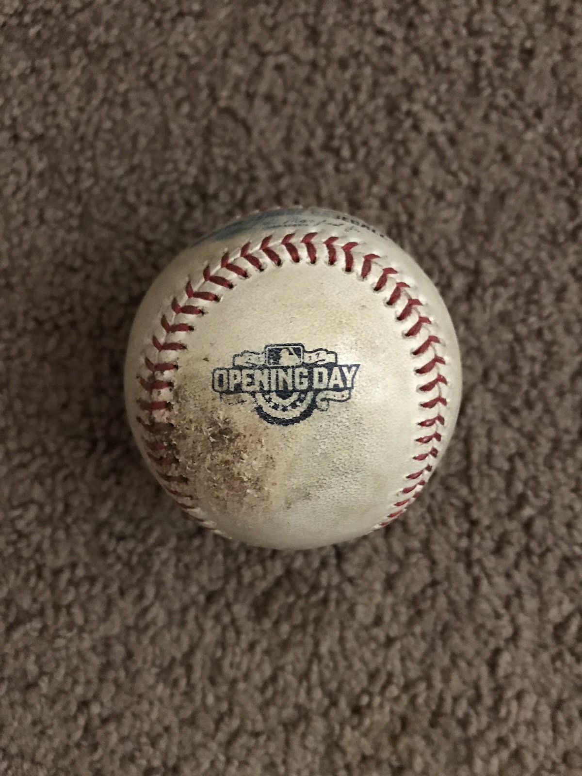 4/03/2017 Red Sox Opening Day Game-Used ball