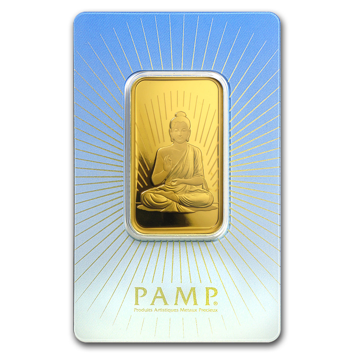 1 oz Gold Bar - PAMP Suisse Religious Series (Buddha) - SKU #94437