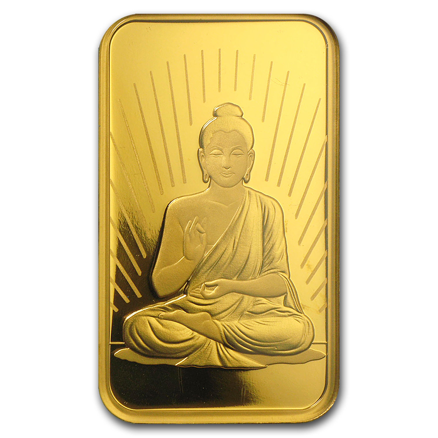 1 oz Gold Bar - PAMP Suisse Religious Series (Buddha) - SKU #94437