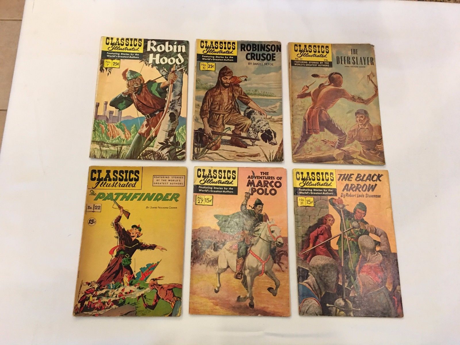 Classics Illustrated Lot of 12 Comics in VG or Better ** Lot D