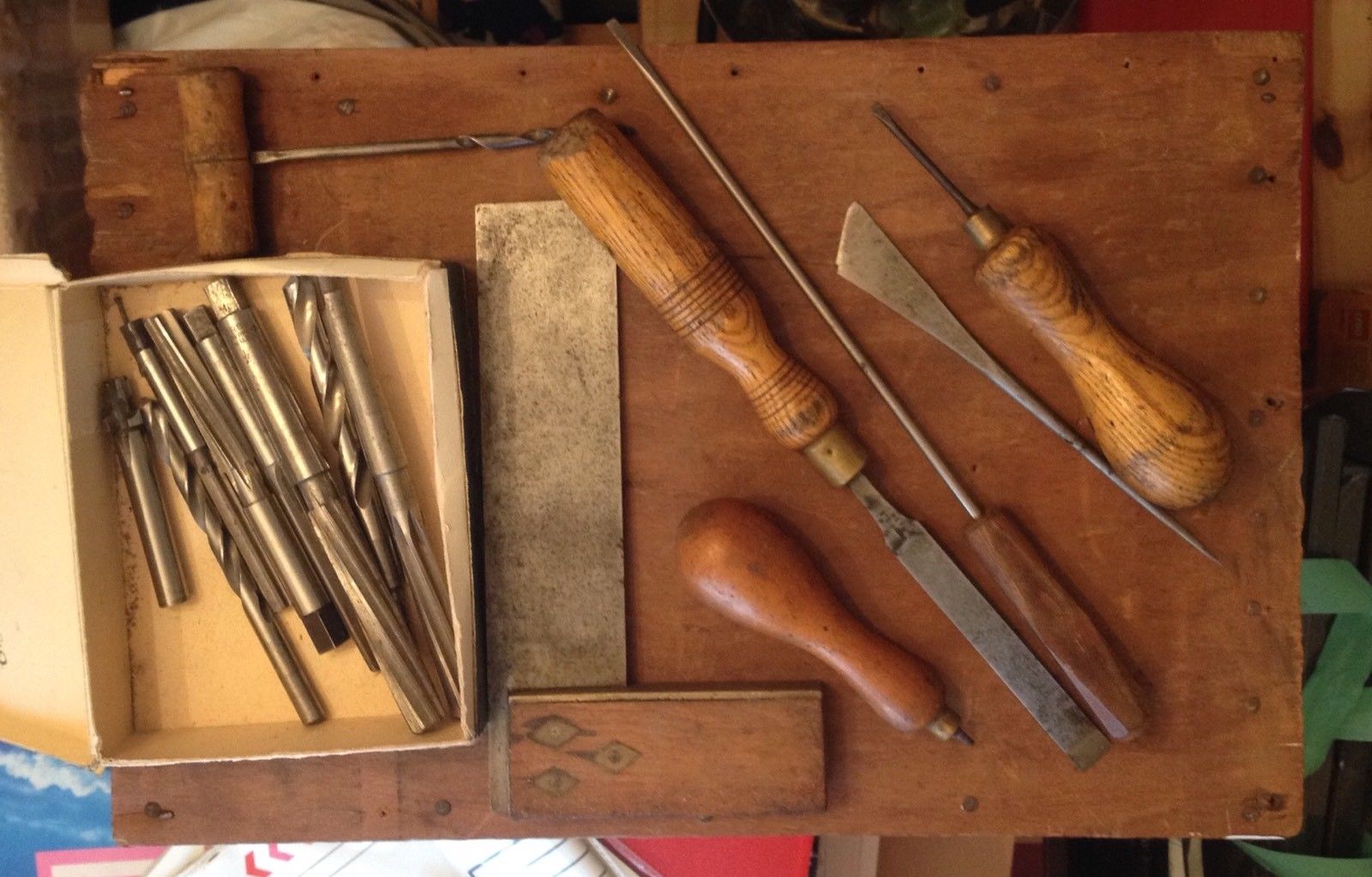 Vintage Woodworking Tools ,chisel Square Etc