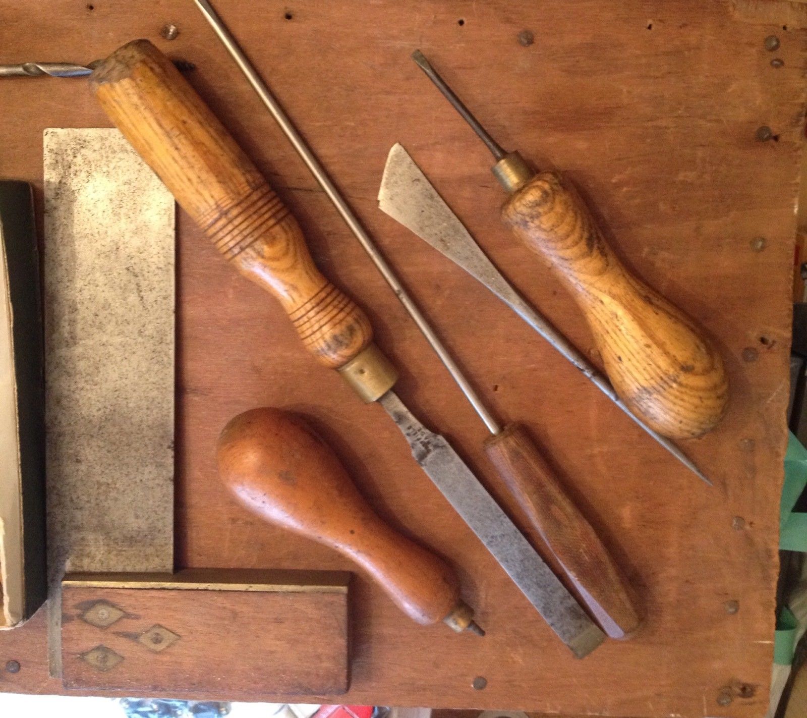 Vintage Woodworking Tools ,chisel Square Etc