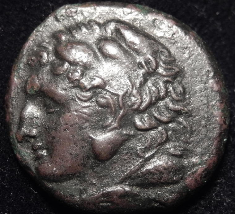 MORTOWN SICILY Syracuse Pyrrhos (Ca 278 BC) AE22 Hercules + Lion Head Athena