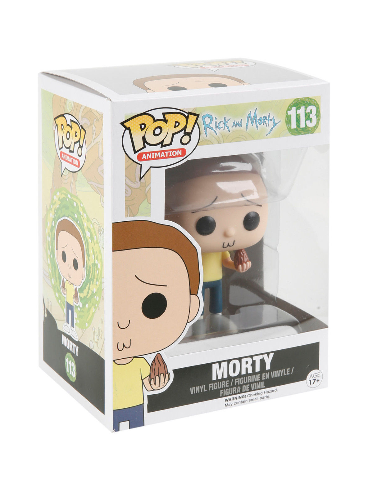 Funko Pop Animation Rick & Morty - Morty Vinyl Action Figure Collectible Toy 113