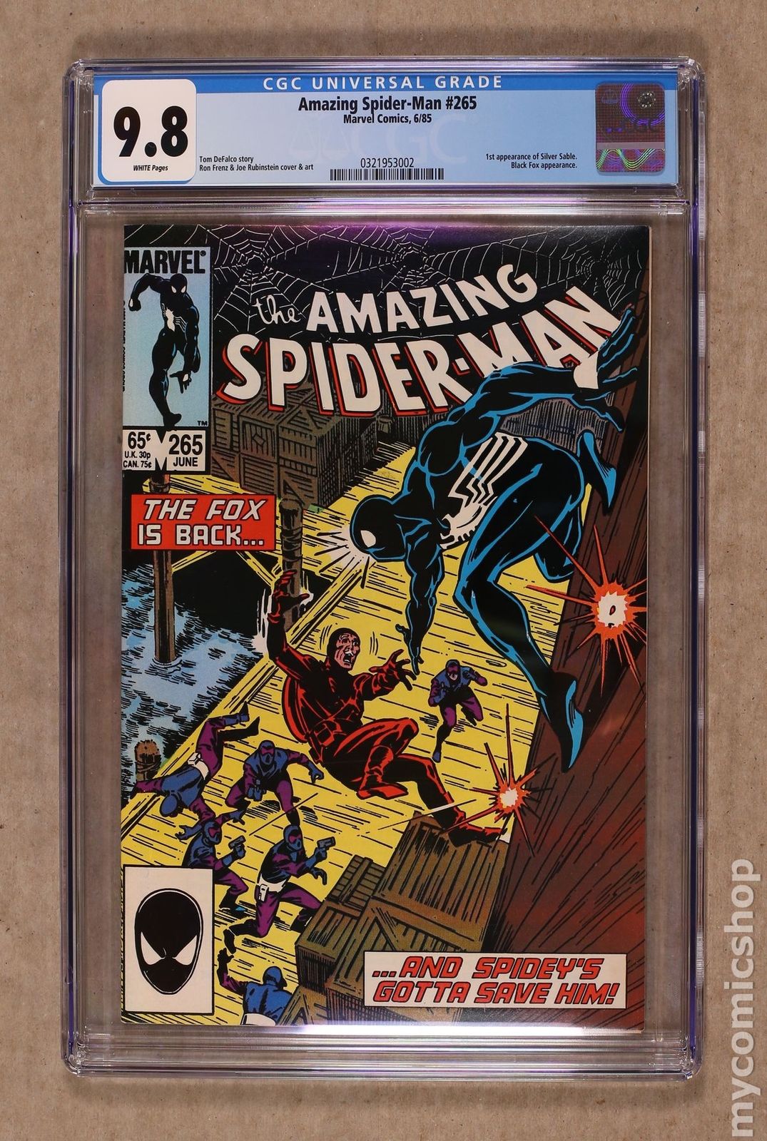 Amazing Spider-Man (1963 1st Series) #265A CGC 9.8 0321953002