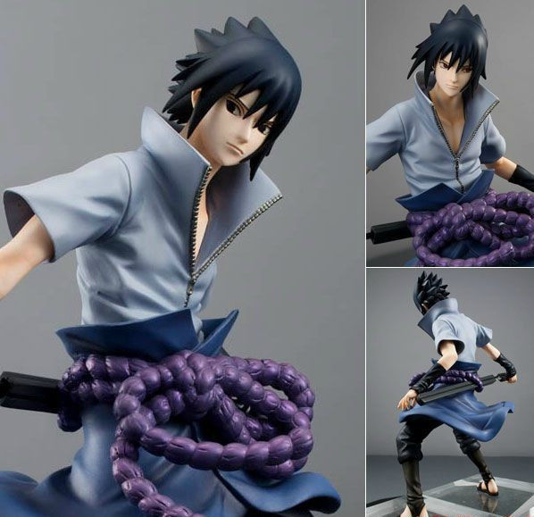 Anime Naruto Shippuuden Sasuke 24cm/9" PVC Figure Collection New in Box