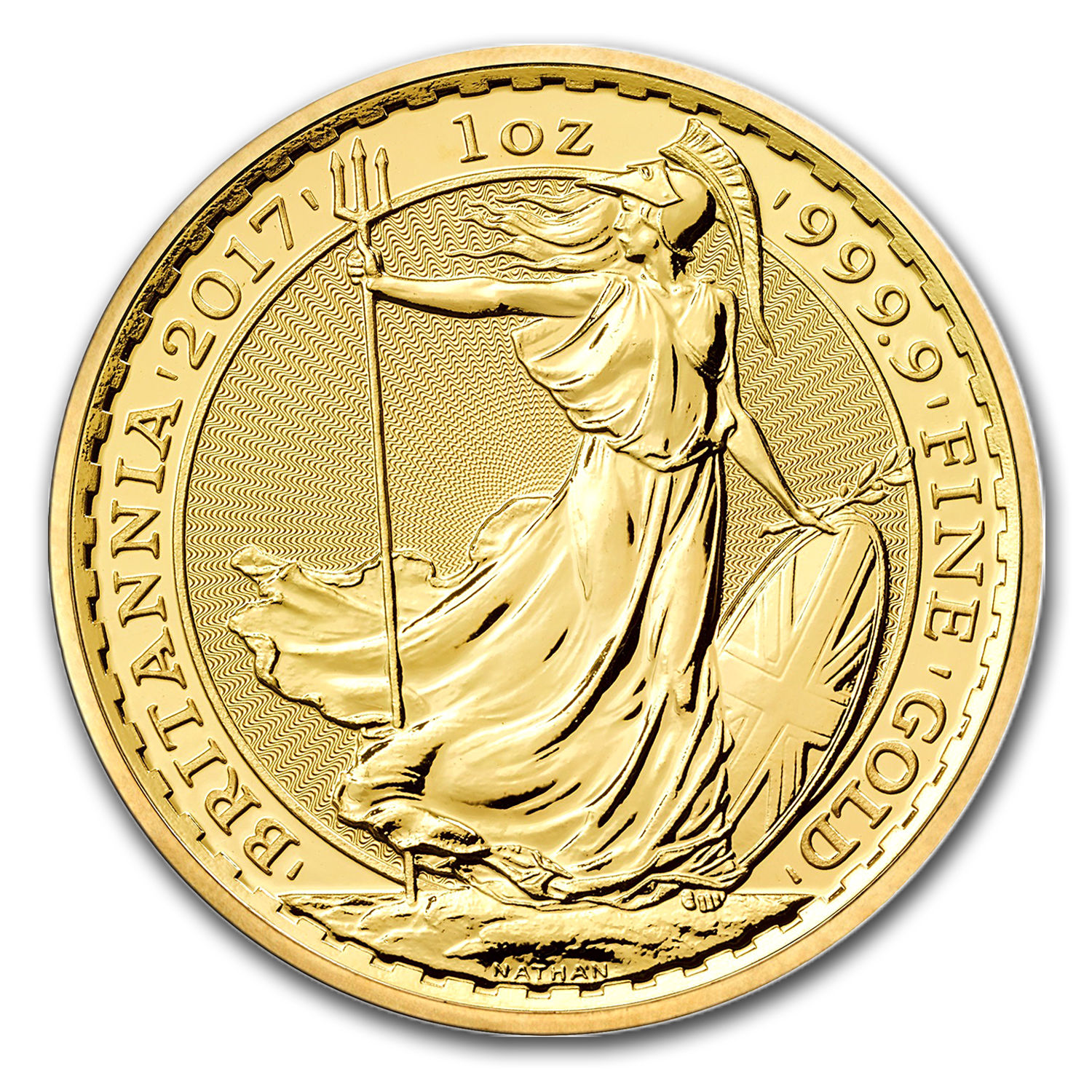 2017 Great Britain 1 oz Gold Britannia (MintDirect® Single)