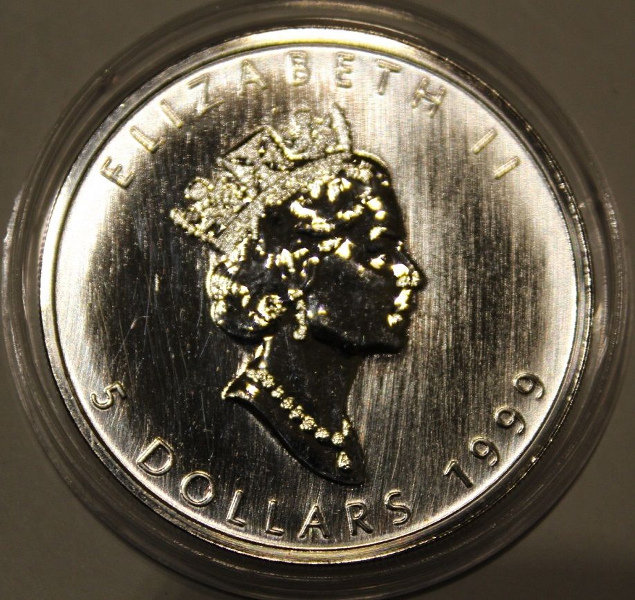 CANADA 1999 - Y2K PRIVY -  $5 SILVER MAPLE LEAF - Coin 4