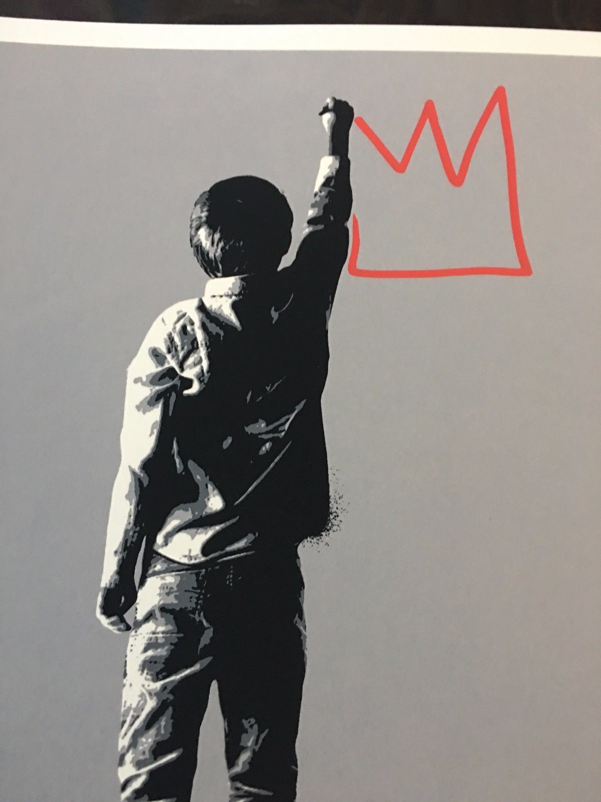 Martin Whatson Kingdom for a Crown HAND-FINISHED print (with banksy dran eelus )