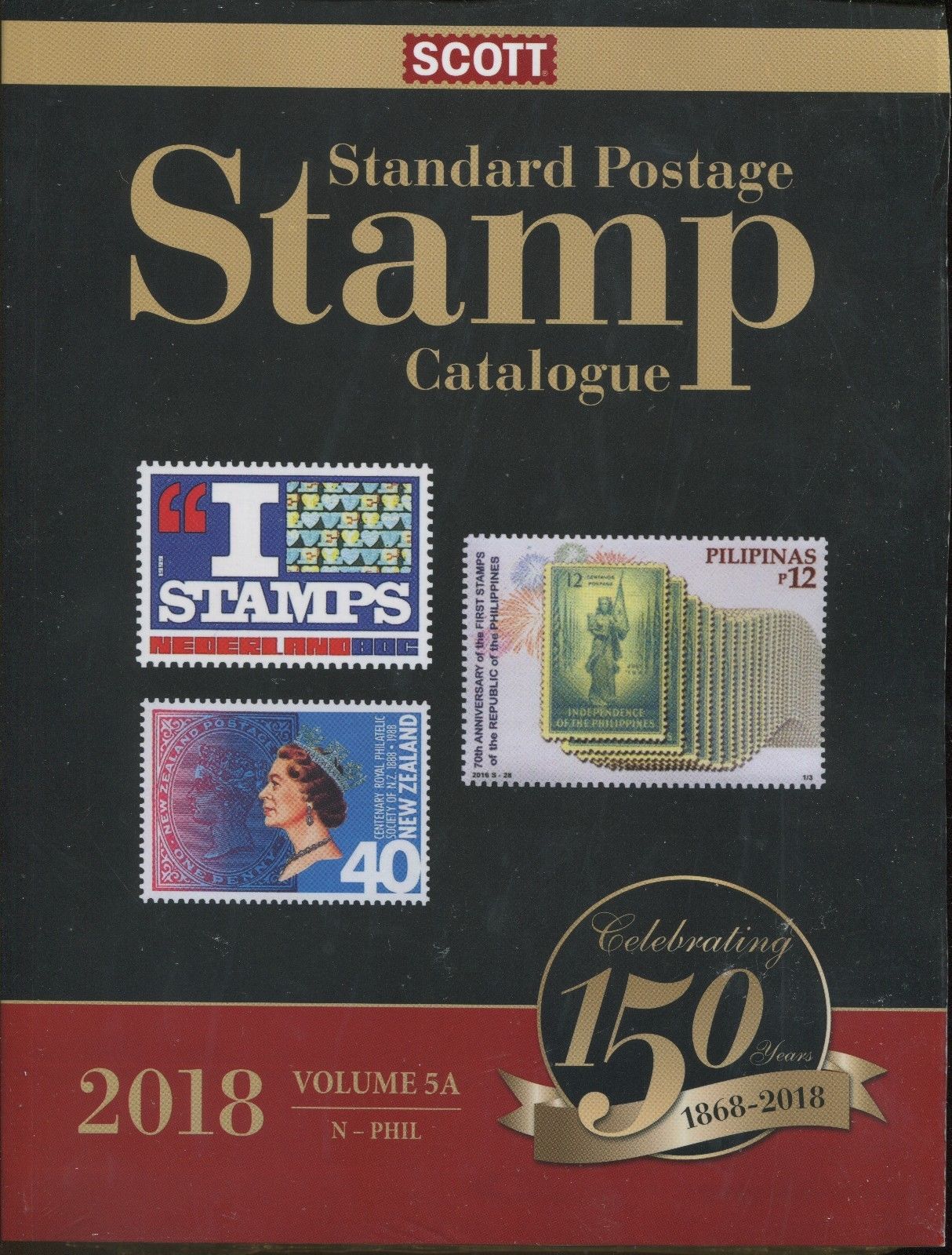 NEW 2018 SCOTT STANDARD POSTAGE STAMP CATALOGUE VOLUME 5 a-b (2 volumes) N-SAM