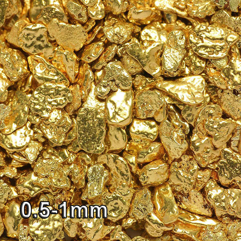 10 pcs Alaska Natural Gold Nuggets -Porcupine Creek Alaska as Seen on TV (#.5-1)