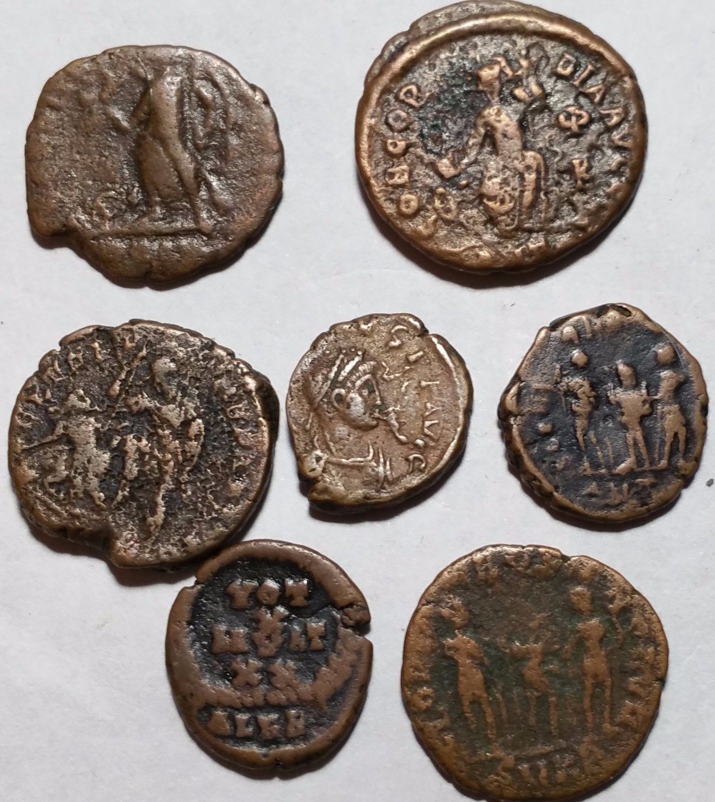 LOT OF 7   ROMAN ANCIENT COINS   SCU39310