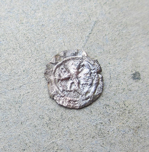 APG Frankish Crusader Kingdom of Cyprus Hammered Billon AR Denier