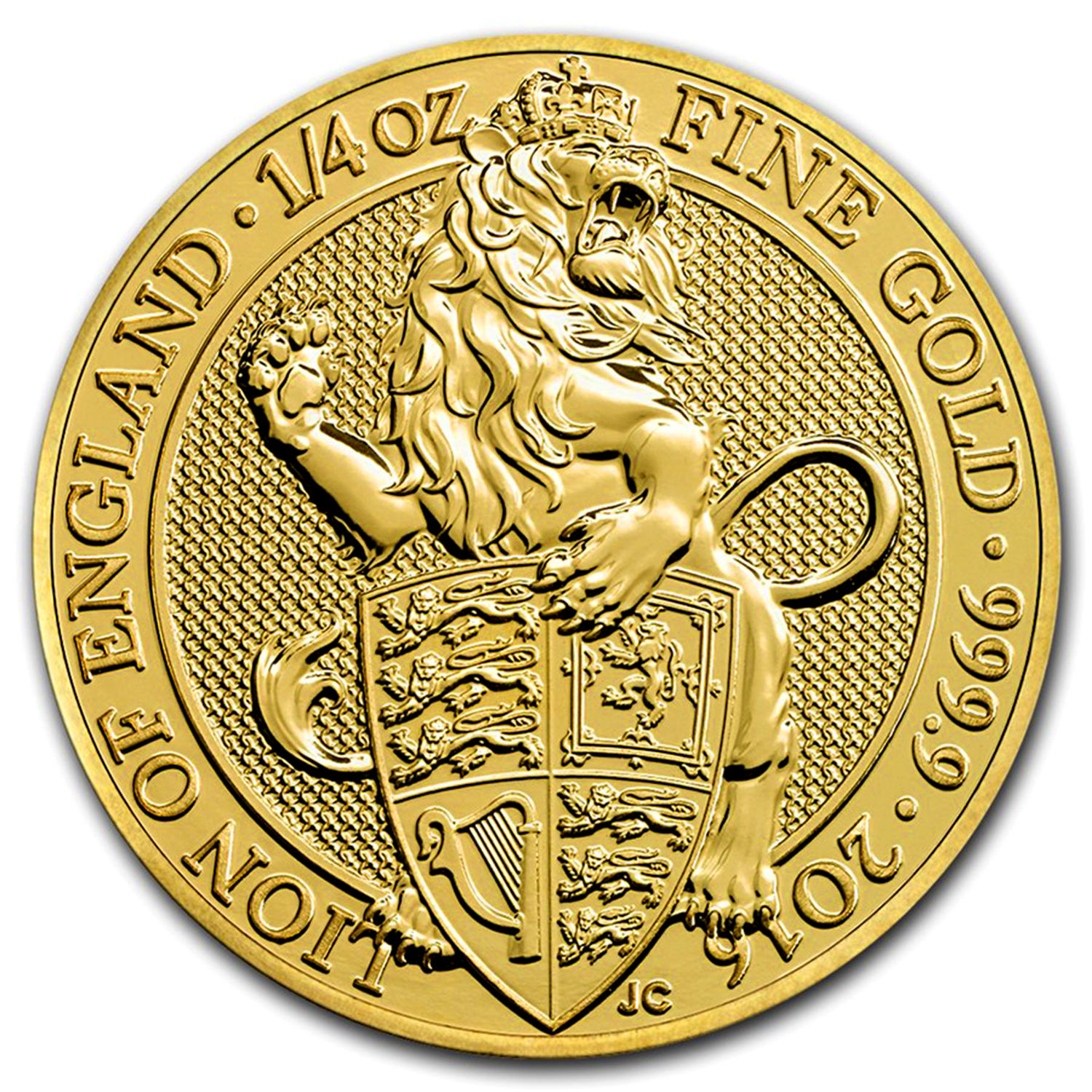 2016 Great Britain 1/4 oz Gold Queen's Beasts The Lion - SKU #103323
