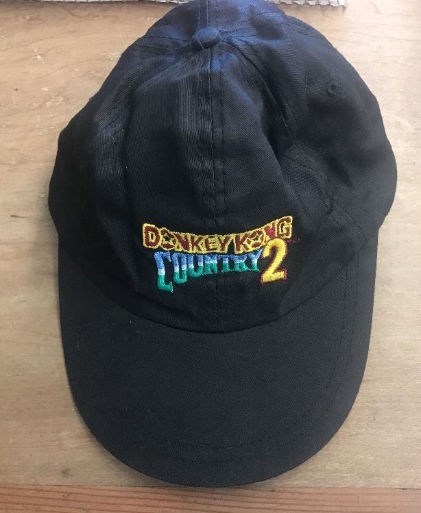 Nintendo Employee Donkey Kong Country 2 Hat Not Sold To Public Promo Rare!