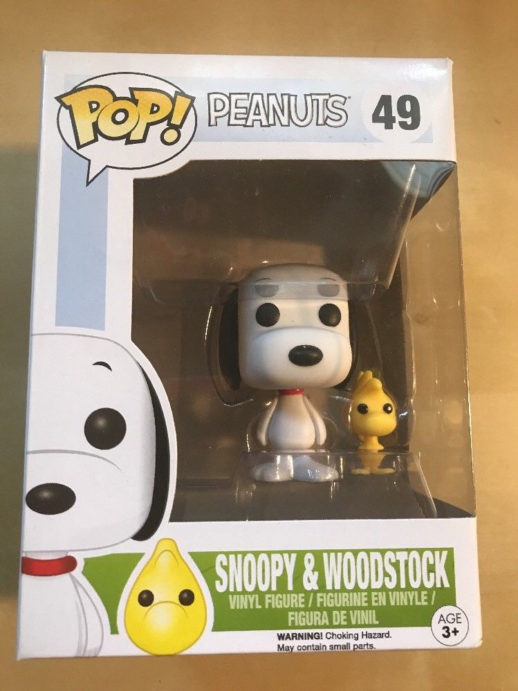 Funko Pop #49 PEANUTS - Snoopy & Woodstock Vinyl Figure Collectible Toy