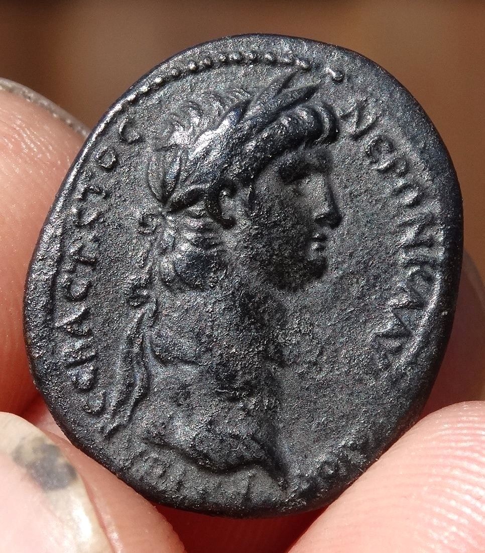 STUNNING & RARE  !!! AE22 - LYDIA - THYATEIRA  of  NERO & POPPAEA   54-68 AD