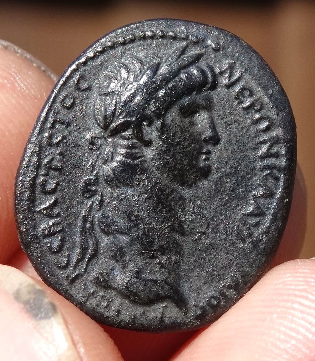 STUNNING & RARE  !!! AE22 - LYDIA - THYATEIRA  of  NERO & POPPAEA   54-68 AD