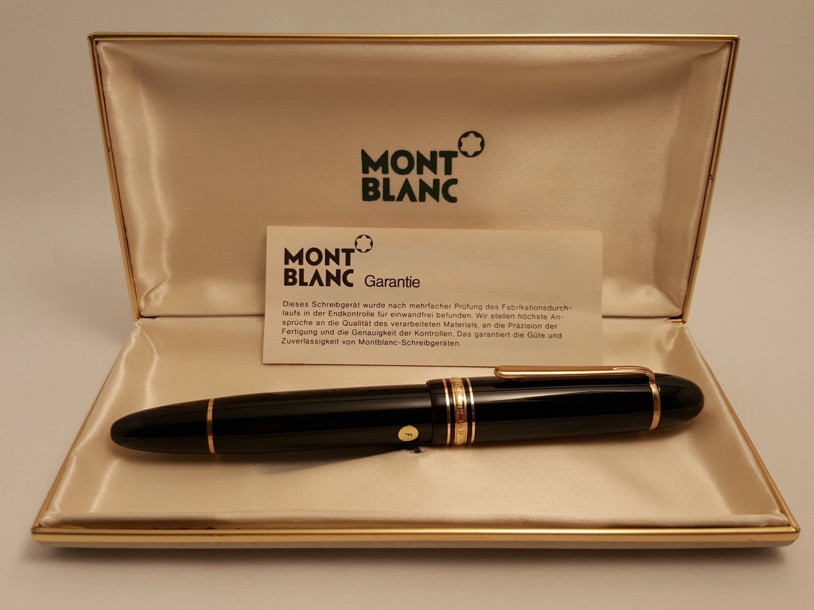 Late 1970's MONTBLANC Meisterstuck 14C F NIB N°149 Fountain Pen, NEW OLD STOCK!