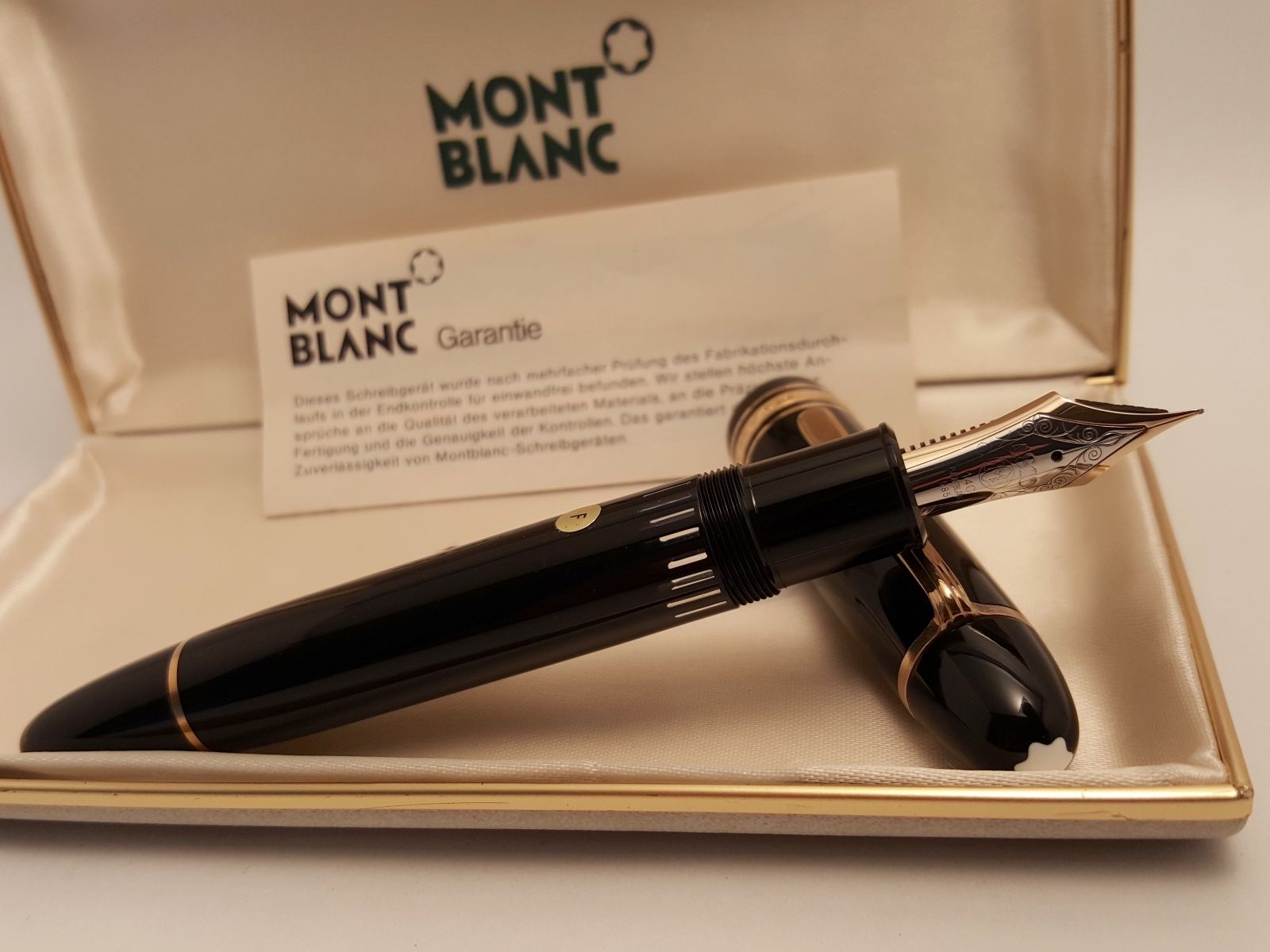 Late 1970's MONTBLANC Meisterstuck 14C F NIB N°149 Fountain Pen, NEW OLD STOCK!