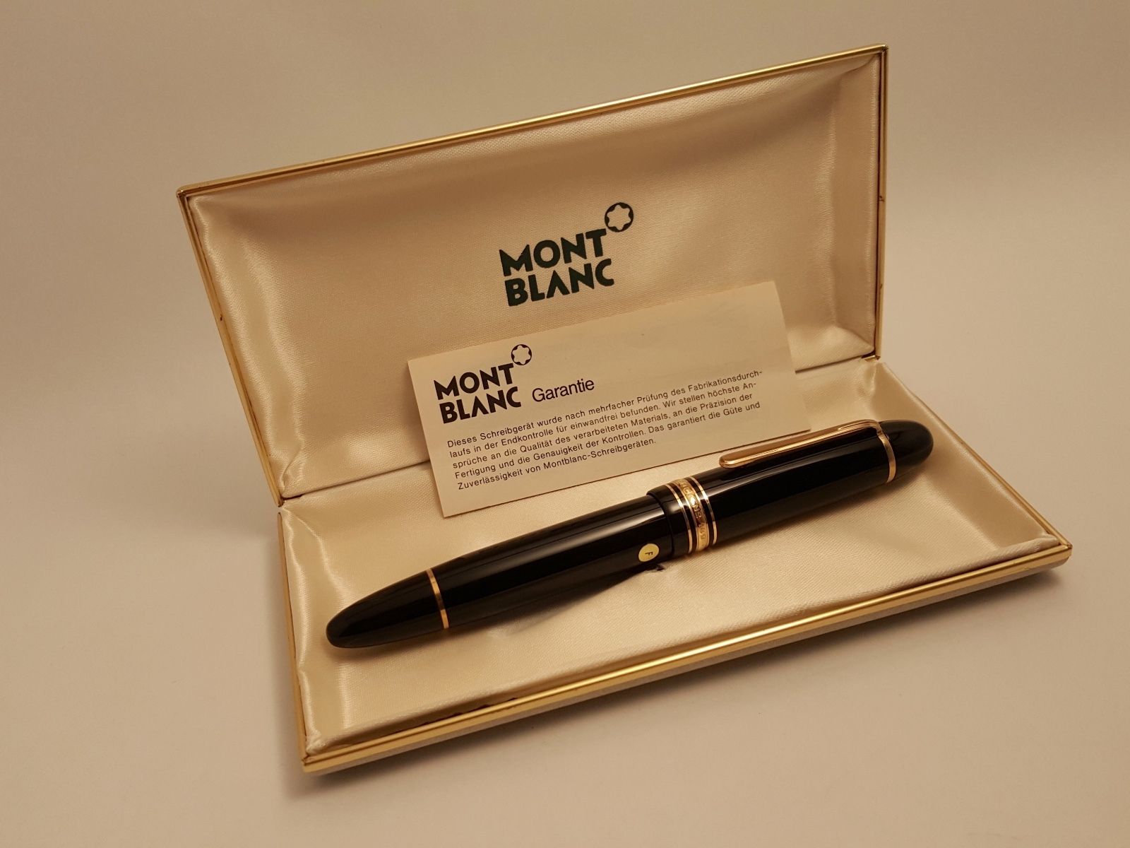 Late 1970's MONTBLANC Meisterstuck 14C F NIB N°149 Fountain Pen, NEW OLD STOCK!