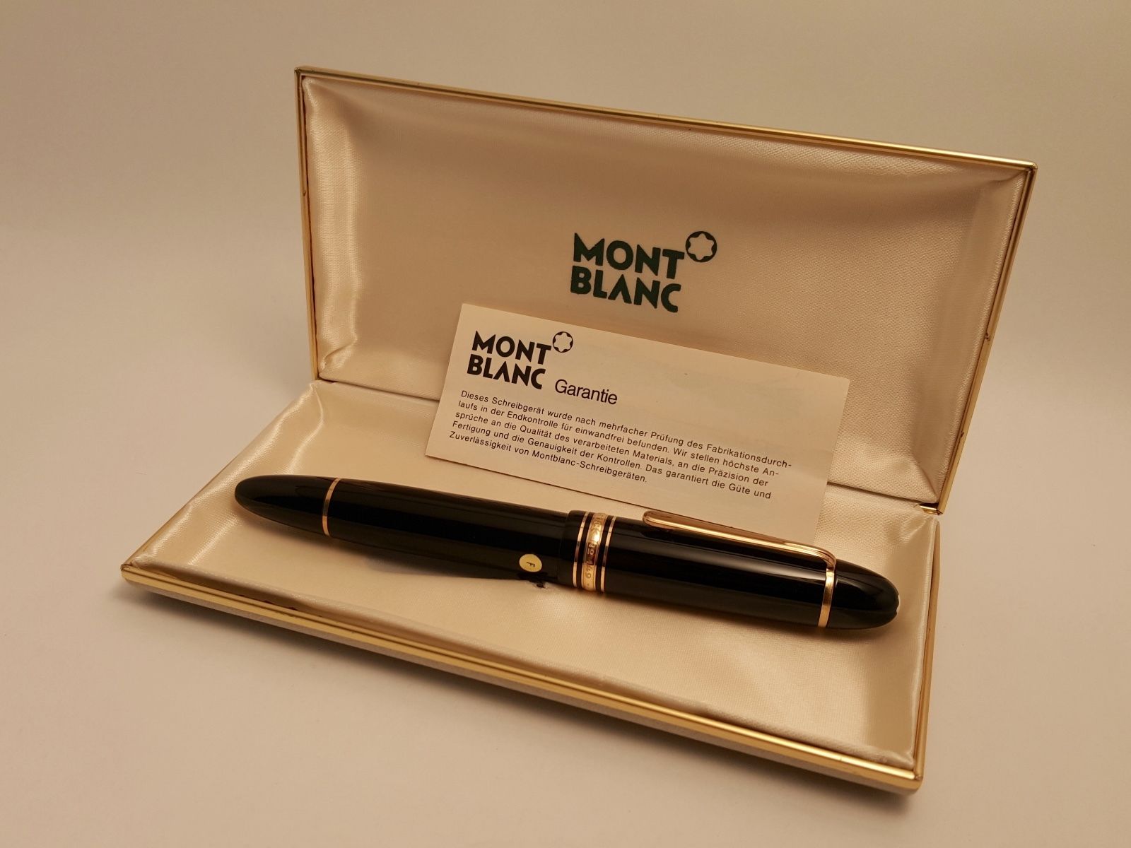 Late 1970's MONTBLANC Meisterstuck 14C F NIB N°149 Fountain Pen, NEW OLD STOCK!