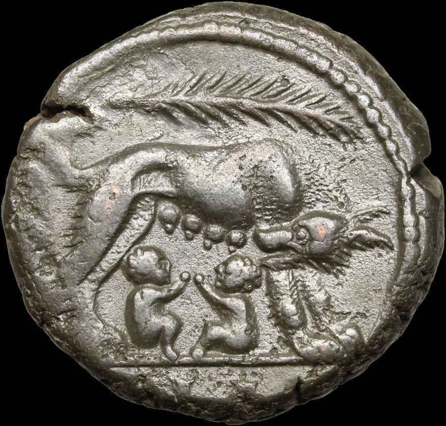 ALEXANDRIA, Egypt. Severus Alexander. Billon Tetradrachm, Wolf, Rare (SKU #F723)