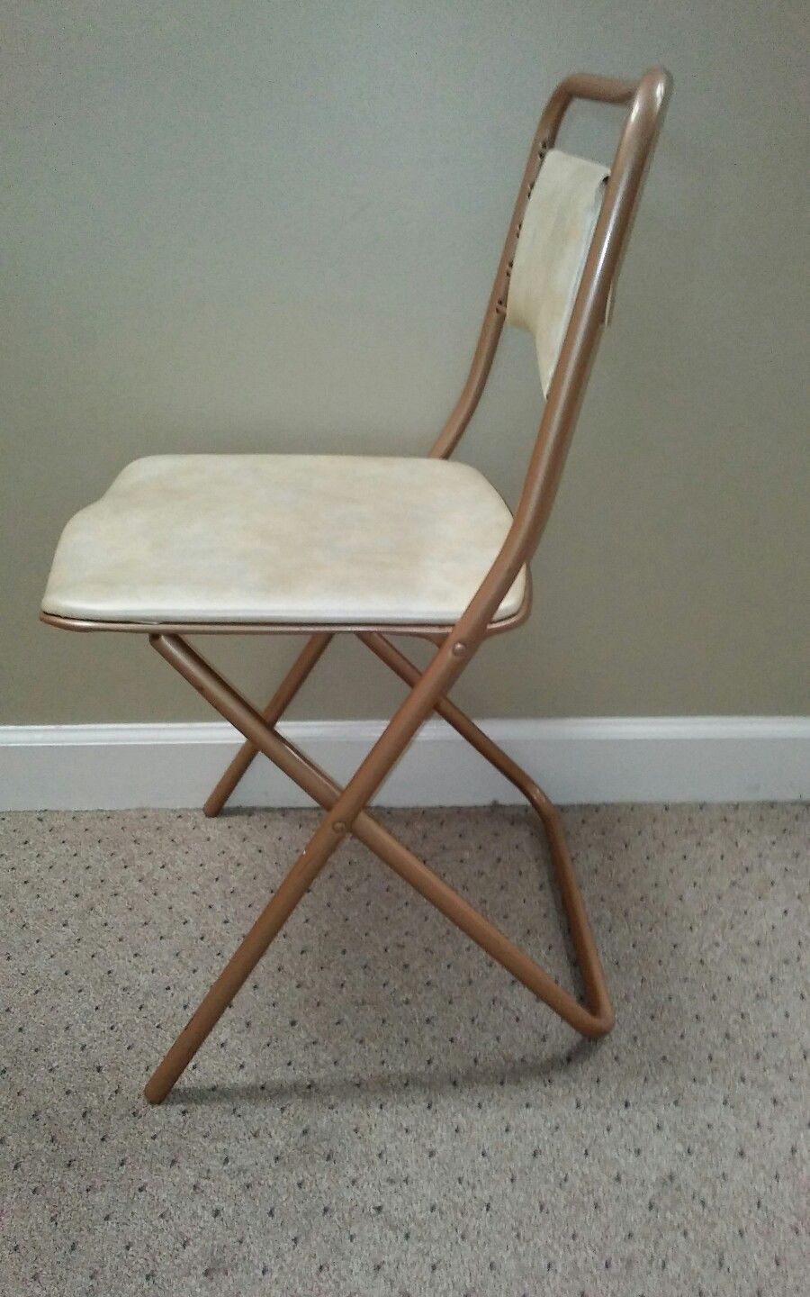 Vintage Hamilton Cosco Mid Century Metal Folding Chair