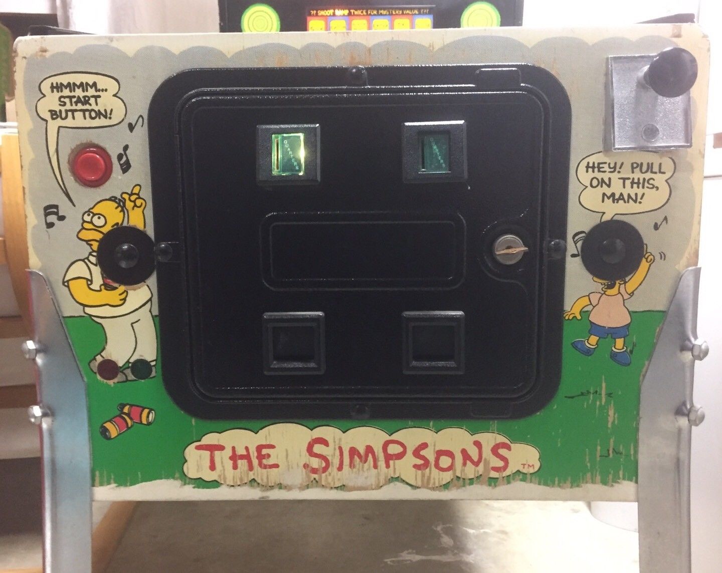 SIMPSON PINBALL MACHINE 1990 Data East Excellent original working condition