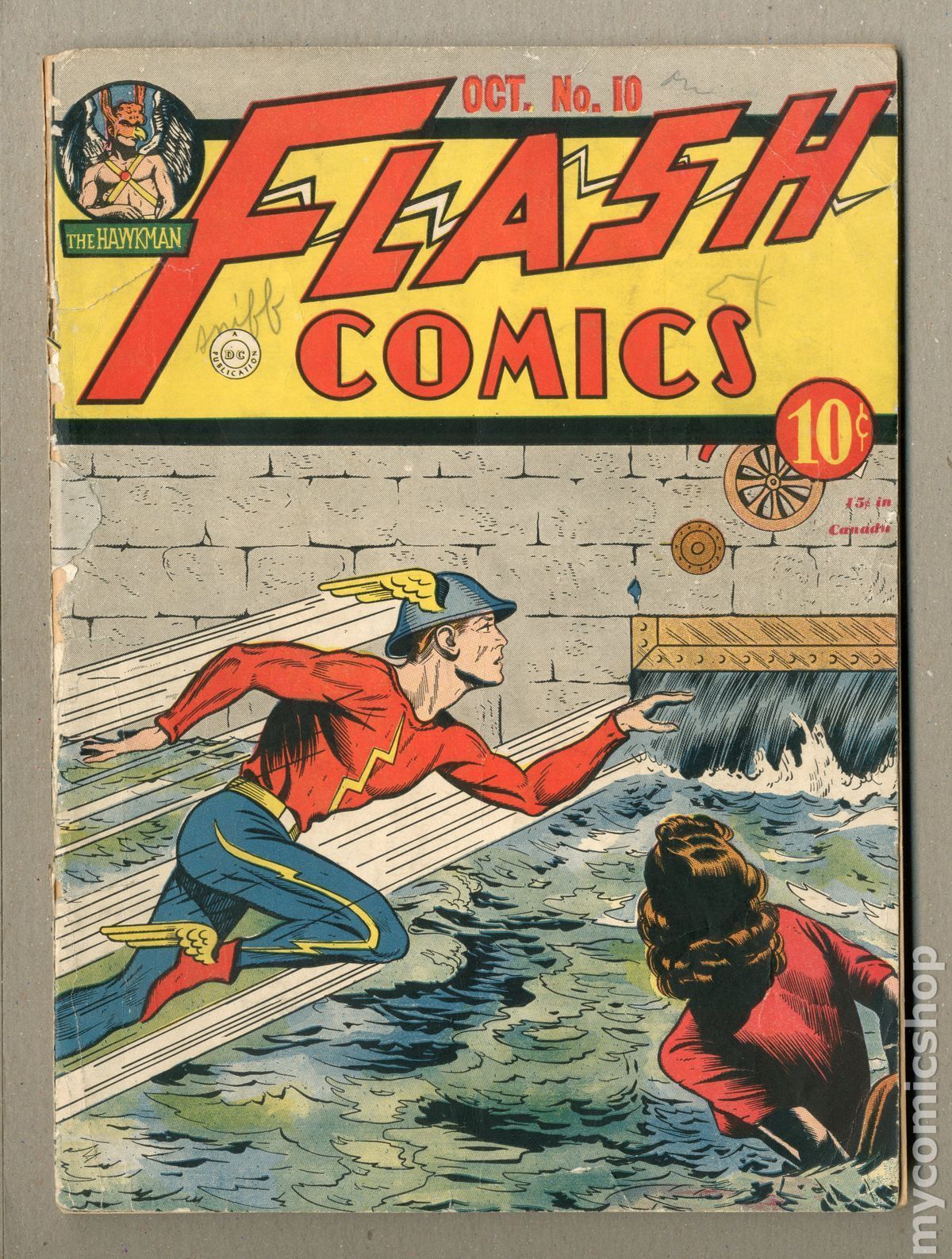 Flash Comics (1940 DC) #10 PR 0.5