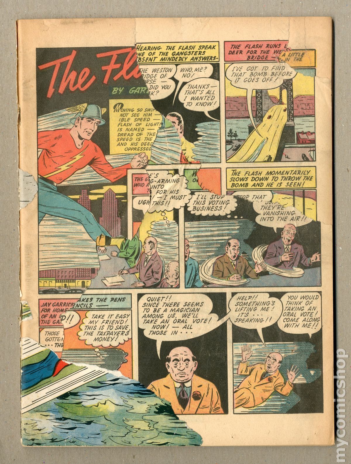 Flash Comics (1940 DC) #10 PR 0.5