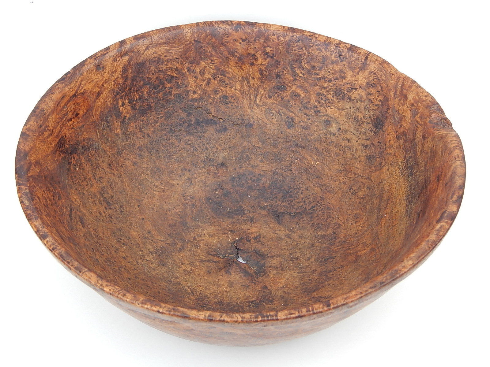 18th C. American Ash Burl Wood Bowl Primitive New England or Great Lakes