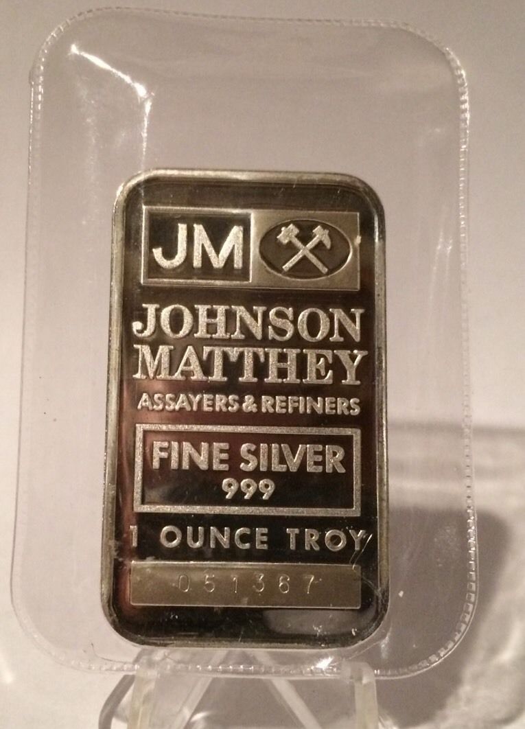 Johnson Matthey - TD Bank - 1oz .999 Silver - RARE - Mint Sealed