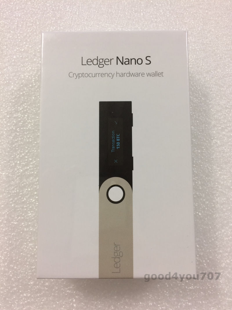 Ledger Nano S Cryptocurrency Bitcoin Ethereum Ripple Hardware Wallet NEW in Box