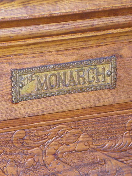 Antique Wood Ice Box – Monarch – 1897