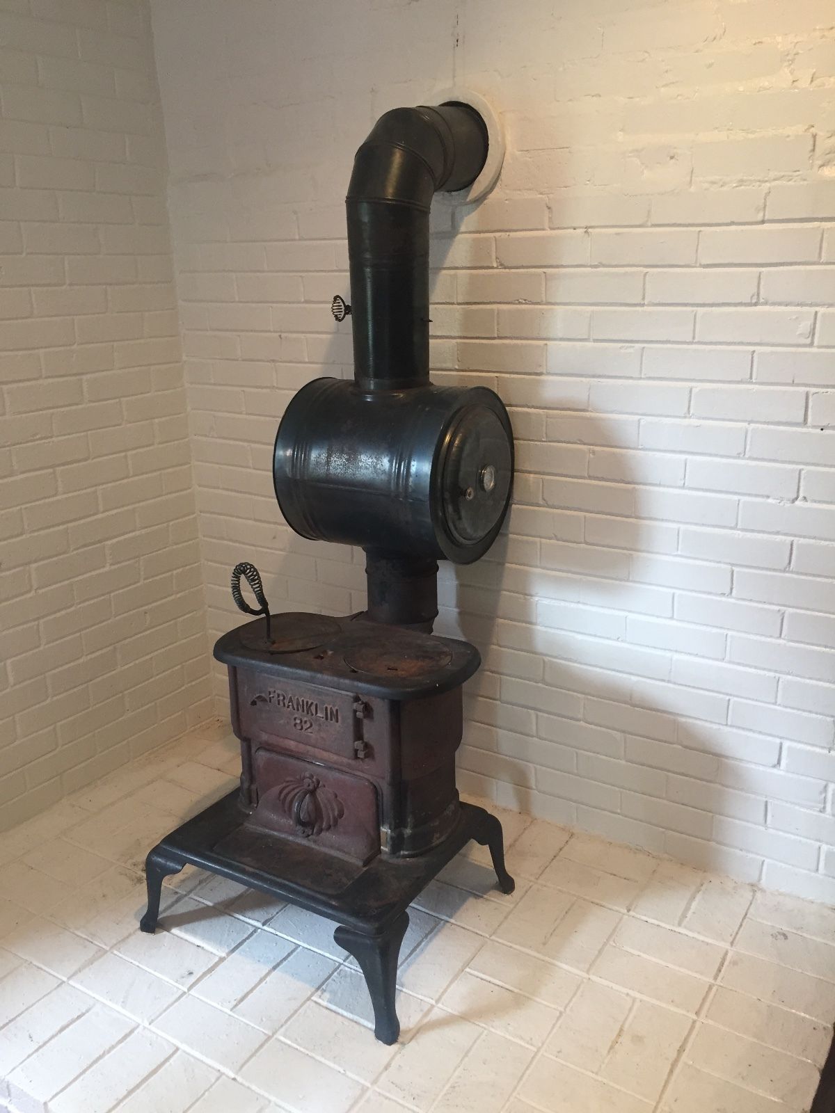 Antique Franklin Stove