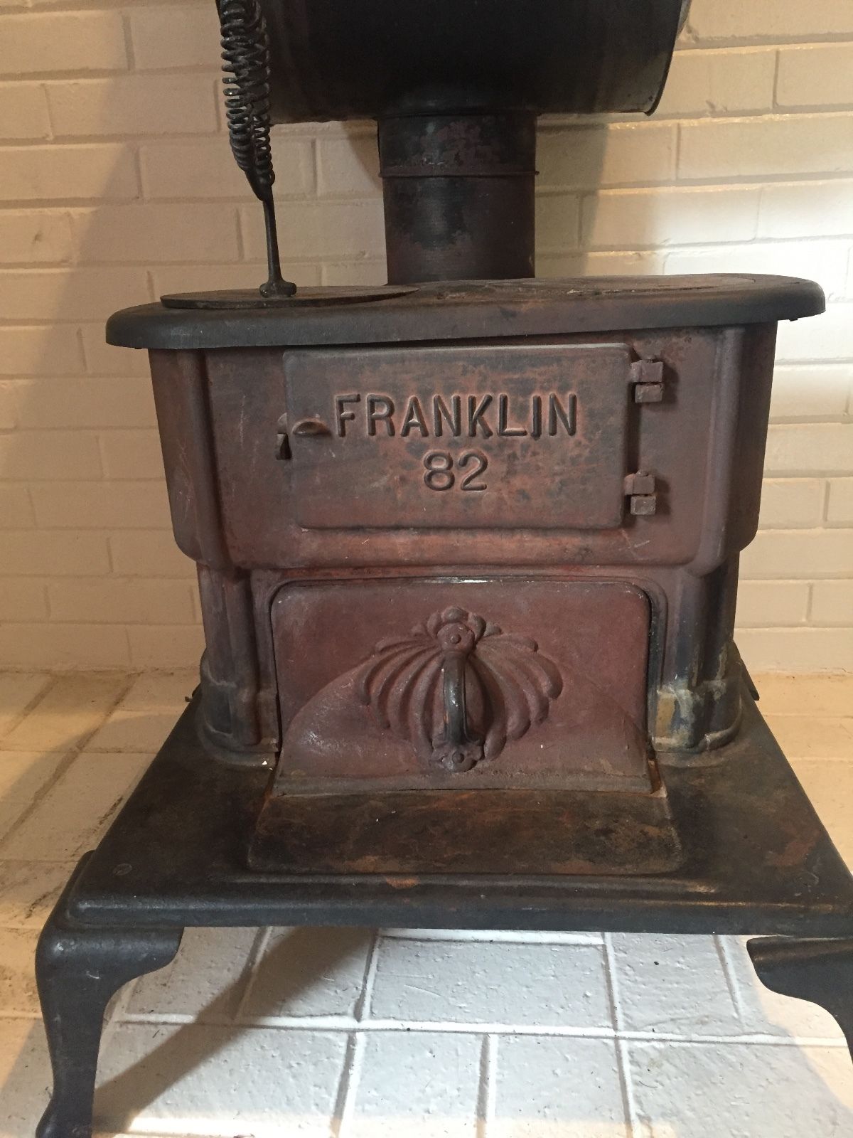 Antique Franklin Stove