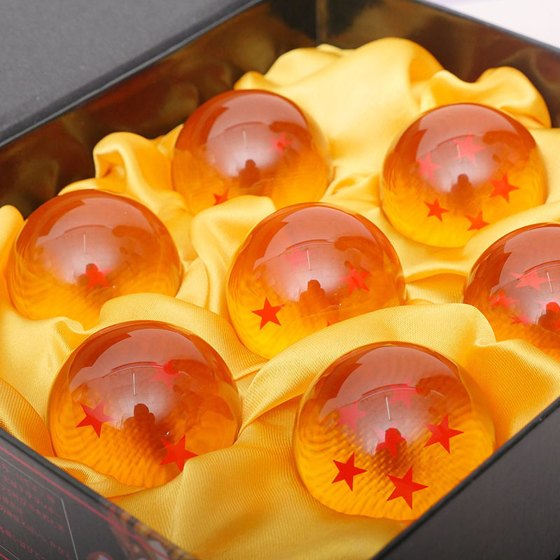 1set 7 Stars Crystal Balls 3.5CM Dragon Ball Z Set New Box 7 Pcs Complete Set