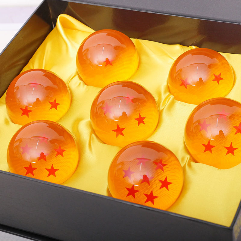 1set 7 Stars Crystal Balls 3.5CM Dragon Ball Z Set New Box 7 Pcs Complete Set