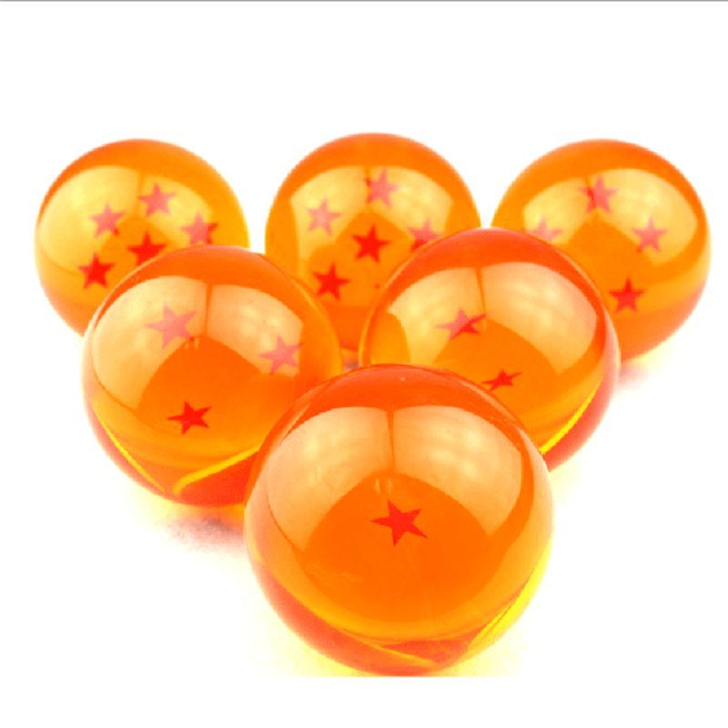 1set 7 Stars Crystal Balls 3.5CM Dragon Ball Z Set New Box 7 Pcs Complete Set